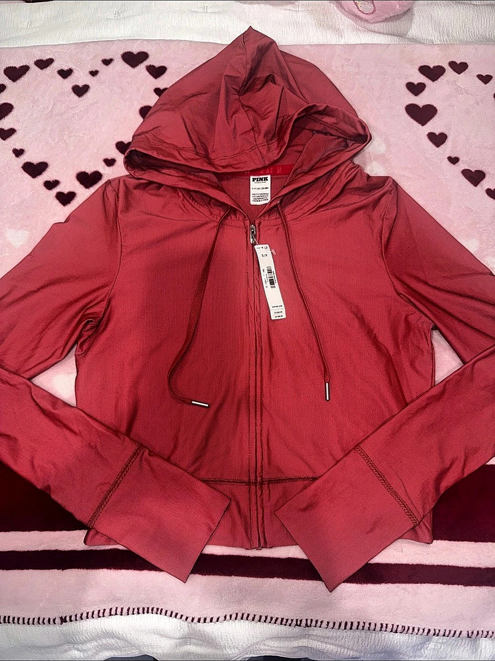 Victoria’s Secret PINK Hooded Jacket in Size Small NWT